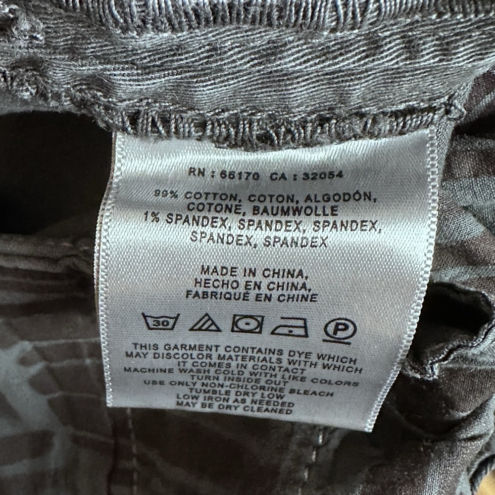 NWT‎ Chino By Anthropologie Gray Pants Women's Size 26 - Picture 8 of 9